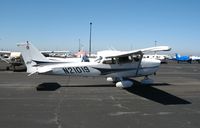 N21019 @ PAO - 2002 Cessna 172S Skyhawk taxying on a sunny Saturday afternoon @ Palo Alto Municipal Airport, CA - by Steve Nation