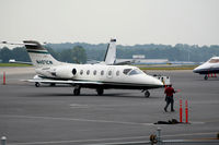 N407CW @ PDK - Being directed to parking at Mercury Air Service - by Michael Martin