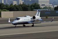 N254FX @ SMO - 2002 Bombardier Learjet 60 N254FX during  takeoff roll on RWY 21 departing to Metropolitan Oakland Int'l (KOAK).