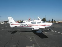 N1403C @ PAO - Goldstrike Holdings 2003 Cirrus Design SR22 on sunny Saturday afternoon @ Palo Alto Municipal Airport, CA - by Steve Nation
