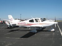 N540CD @ PAO - Perennial Aviation 2005 Cirrus Design SR22 in flaming colors on sunny Saturday afternoon @ Palo Alto Municipal Airport, CA - by Steve Nation