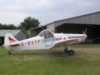 G-BVYP - Piper PA25 Pawnee glider tug at Bickmarsh - by Simon Palmer