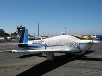 N20MJ @ PAO - 1976 Mooney M20J with cockpit covered in sunshine @ Palo Alto Municipal Airport, CA - by Steve Nation