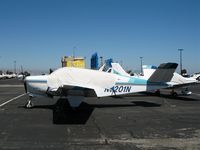N7201N @ PAO - 1968 Beech V35A Bonanza with cockpit covered in sunshine @ Palo Alto Municipal Airport, CA - by Steve Nation