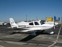 N627CD @ PAO - Davila Aviation 2005 Cirrus Design SR22 on sunny Saturday afternoon @ Palo Alto Municipal Airport, CA - by Steve Nation