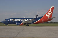 OM-NGE @ BTS - Boeing 737-700 of Sky Europe - by Yakfreak - VAP