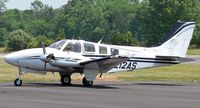 N212AS @ SMQ - Pretty Beech Baron on the ramp at Somerset County - George Walker Airfield. - by Daniel L. Berek
