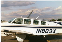 N1803X @ LDG - Note the flying dog - by Ron Scull