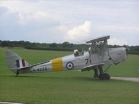 G-ANMO @ EGBK - Tiger Moth visiting Sywell - by Simon Palmer