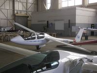 G-CFWW - Schleicher ASH25 in hangar at Bicester - by Simon Palmer
