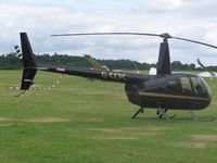 G-CCFC @ EGTB - Robinson R44 at Booker - by Simon Palmer
