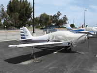 N7854M @ PAO - 2003 Europa-Classic with Mighty Mouse tail logo and cockpit cover @ Palo Alto Municipal Airport, CA - by Steve Nation