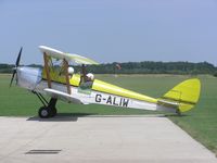G-ALIW @ EGBK - DH82 Tiger Moth - by Simon Palmer