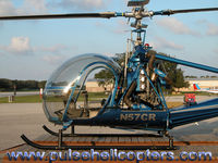 N57CR - Hiller UH-12 At Spruce Creek Daytona USA - by Roger Springett