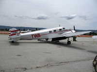 N18137 @ WVI - 1937 Lockeed Electra 12A in TWA/The Transcontinental Line Flight Research colors @ Watsonville Municipal Airport, CA - by Steve Nation