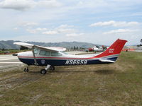 N96658 @ WVI - Civil Air Patrol USAF AUX 1979 Cessna 182Q @ Watsonville Municipal Airport, CA - by Steve Nation