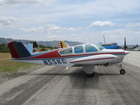 N55KC @ WVI - 1976 Beech V35B Bonanza @ Watsonville Municipal Airport, CA - by Steve Nation