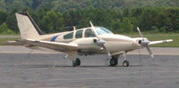 N165Q @ DAN - 1964 Beech 55 Baron in Danville Va. - by Richard T Davis