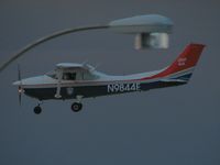 N9844E @ VGT - Civil Air Patrol - USAF Aux / 1985 Cessna 182R / I could use a little more light right about now! - by SkyNevada - Brad Campbell