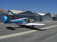 N9553R @ SZP - 1959 Beech K35 BONANZA, Continental IO-470-N 260 Hp, preflight engine start - by Doug Robertson