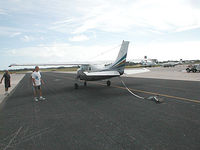 N25JG - Oops !!!  Forgot about the tail tie down again !!! - by Joe Agrillo