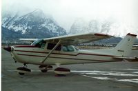 N64413 @ JAC - Dual Cross Country - Snowed in at Jackson Hole - by Jeff Propps