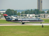 N248PS @ CLT - Starting take-off roll on runway 18R in CLT. - by Damon Warren