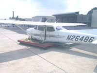 N26486 @ KPDK - Ran off runway into fence - by Scott Bedenbaugh