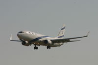 4X-EKO @ BRU - arrival of flight LY331 from Tel Aviv