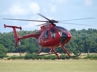 N500XV @ EGBO - Hughes 369D