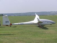 G-CKNJ - Schempp-Hirth Duo Discus xT at Dunstable - by Simon Palmer