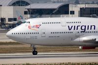 G-VWOW @ LAX - Close-up of Virgin Atlantic G-VWOW (FLT VIR7) on Taxiway Tango after arrival on RWY 25L from London Heathrow (EGLL).