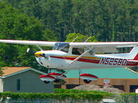 N5258Q @ KMQI - Landing at Dare County KMQI - by Ginny Mavredes