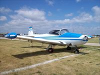N4973K @ KOSH - Navion A - by Mark Pasqualino