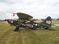 N3232S @ KOSH - Stinson L-5G - by Mark Pasqualino