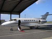 N222MS - waiting for one passenger to depart to Florida - by William Hughes