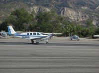 N6461D @ SZP - 1982 Beech B36TC BONANZA, Continental TSIO-520-UB 300 Hp, takeoff roll Runway 22 - by Doug Robertson