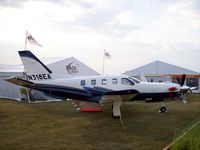 N318EA @ KOSH - TBM 700 - by Mark Pasqualino