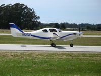 N800DB @ WVI - 2002 Lancair IV-P-T homebuilt taxying after landing @ Watsonville Municipal Airport, CA - by Steve Nation