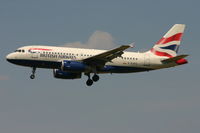 G-EUPZ @ BRU - short to land on rwy 25L