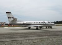 N334QS @ WVI - NetJets 1997 Cessna 560 @ Watsonville Municipal Airport, CA - by Steve Nation