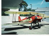 N823K @ SZP - 1993 Al Ball's Great Lakes 2T-1AK as NC823K, Kinner R56 five cylinder radial 160 Hp, modified for fuel injection. Scanned from my undated print. - by Doug Robertson