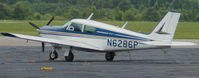 N6286P @ DAN - 1959 Piper PA 24-250 in Danville Va. - by Richard T Davis