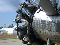 N8407 @ OSH - Right engine while taxiing