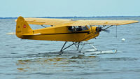 N1586N @ 96WI - Taxiing out from Vette seaplane Base - by Jim Uber