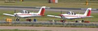 G-BNSL @ EGCC - TWINS ! - by mike bickley