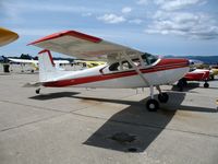 N3615C @ WVI - 1954 Cessna 180 @ Watsonville Municipal Airport, CA - by Steve Nation