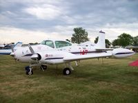 N716T @ KOSH - Riley D-16A  Twin Navion - by Mark Pasqualino