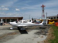 N512DS @ WVI - USAero LLC 2006 Diamond Aircraft DA 40 @ Watsonville Municipal Airport, CA - by Steve Nation