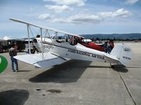 N831N @ WVI - 1929 Fairchild KR-34C in Ford National Air Tour markings (NC831N) @ Watsonville Municipal Airport, CA - by Steve Nation
